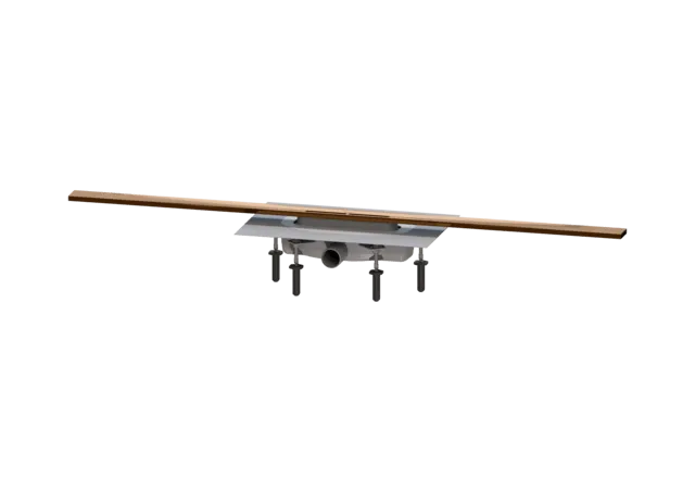 KESSEL Duschrinne Linearis Infinity 60 L: 1100 mm, DN 40, Bronze geb., Megastop, 45304.11