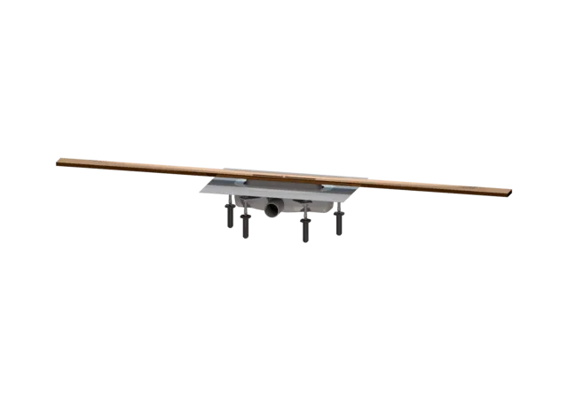 KESSEL Duschrinne Linearis Infinity 60 L: 1200 mm, DN 40, Bronze geb., Megastop, 45304.12