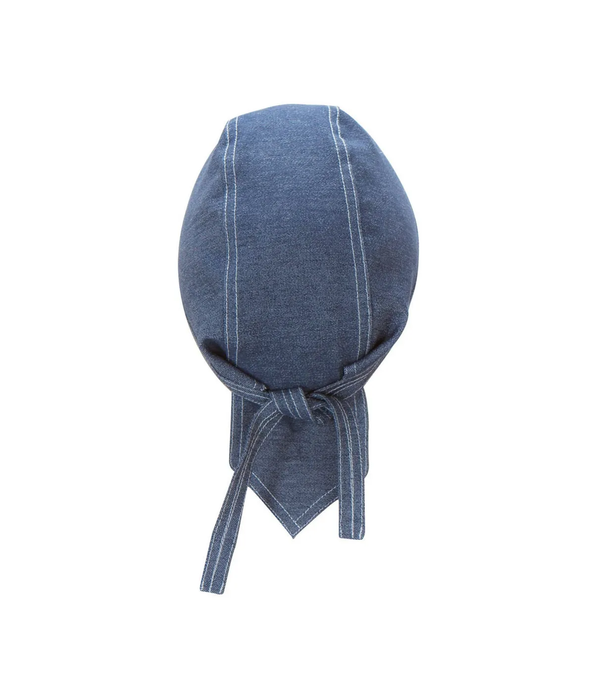 Küchenkappe mit Streifen an den dunklen Denimenden VELILLA 404007