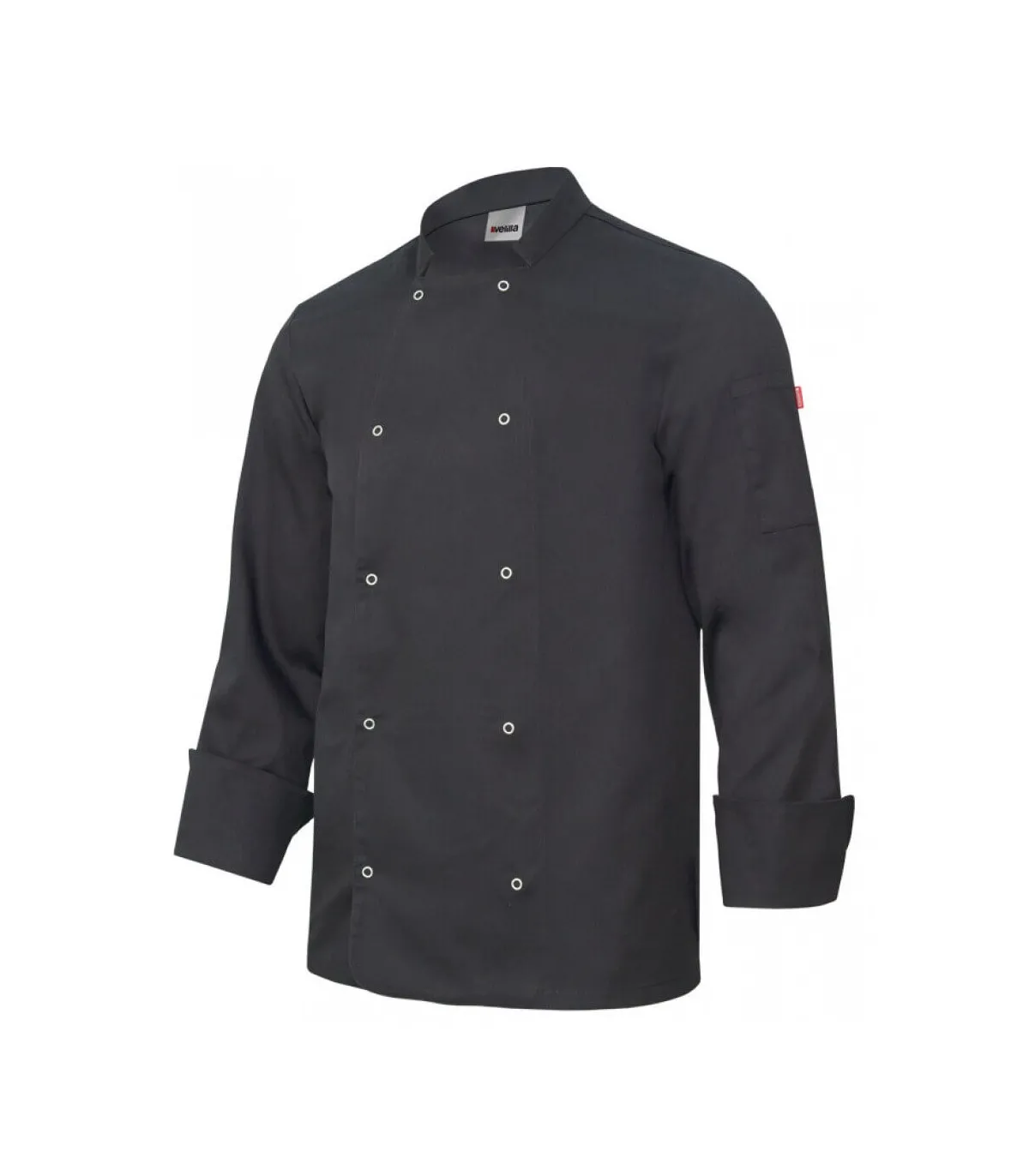 Lange Ärmel Kochjacke mit automatischen Knöpfen VELILLA Serie 405206