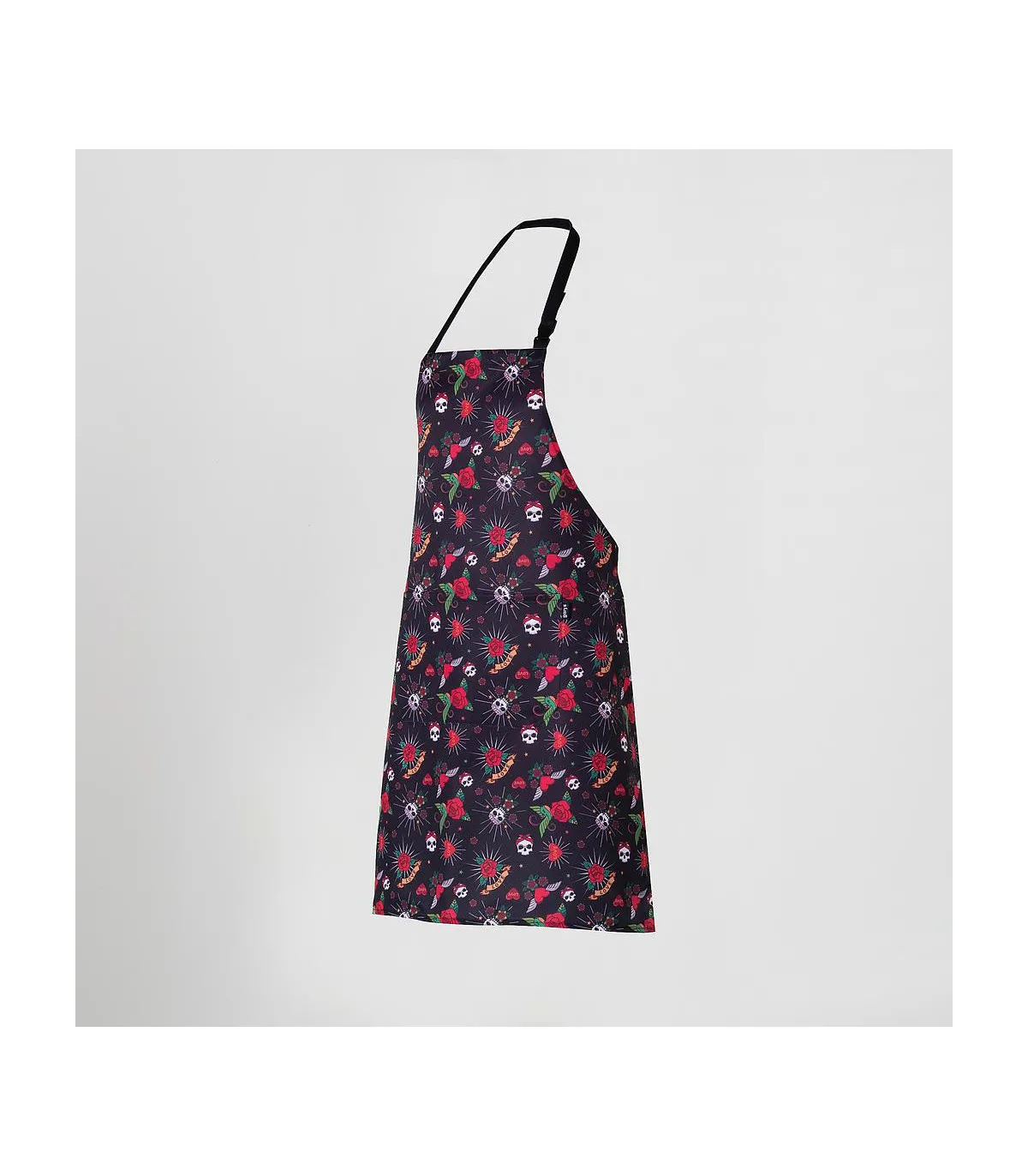Latzschürze mit Schnallenverschluss und Vordertasche, Größe 80x68 cm, GARY'S UNIFORM PRINTED TWILL-Stoff 159200