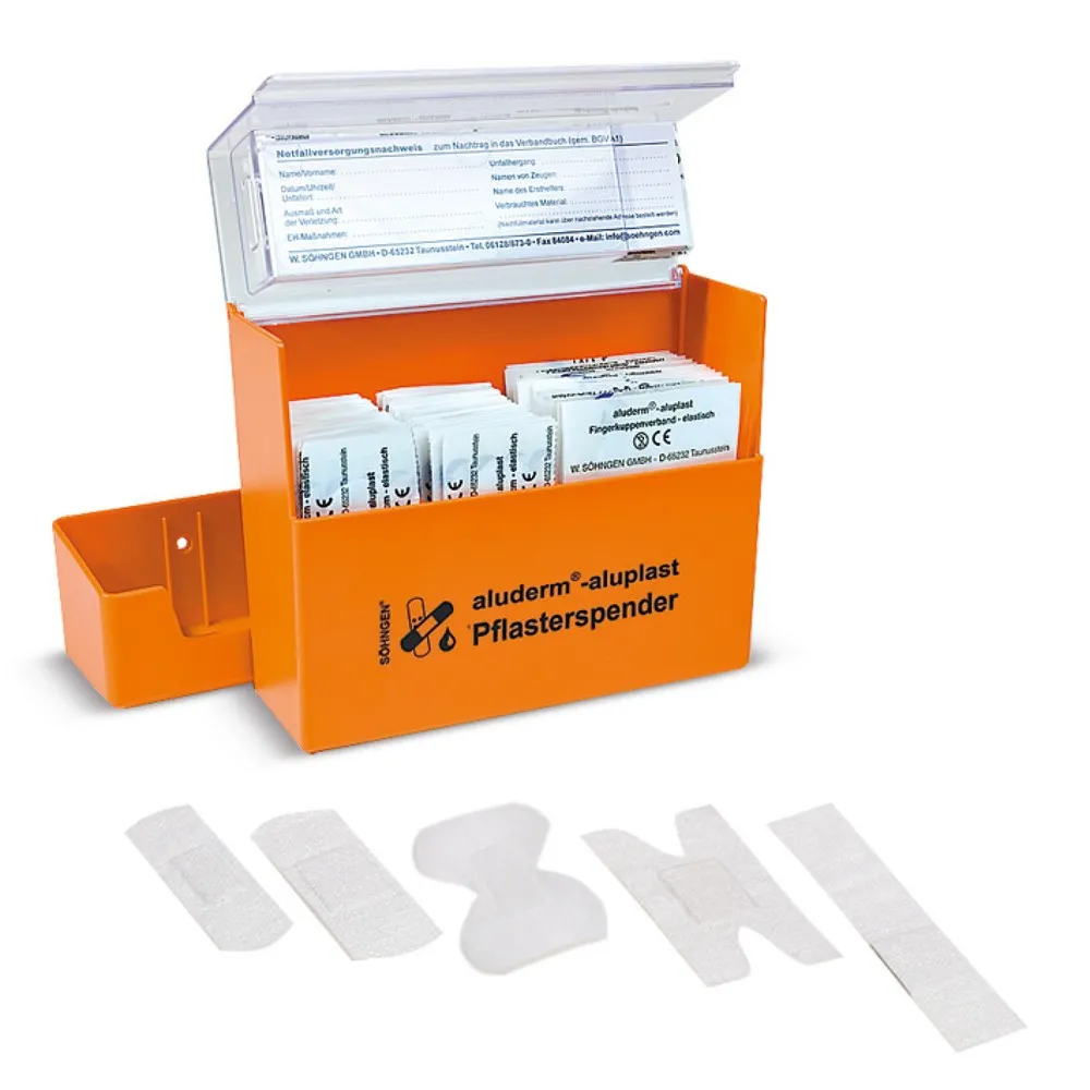 Pflasterspender SÖHNGEN® aluderm®-aluplast mit Wundpflastern