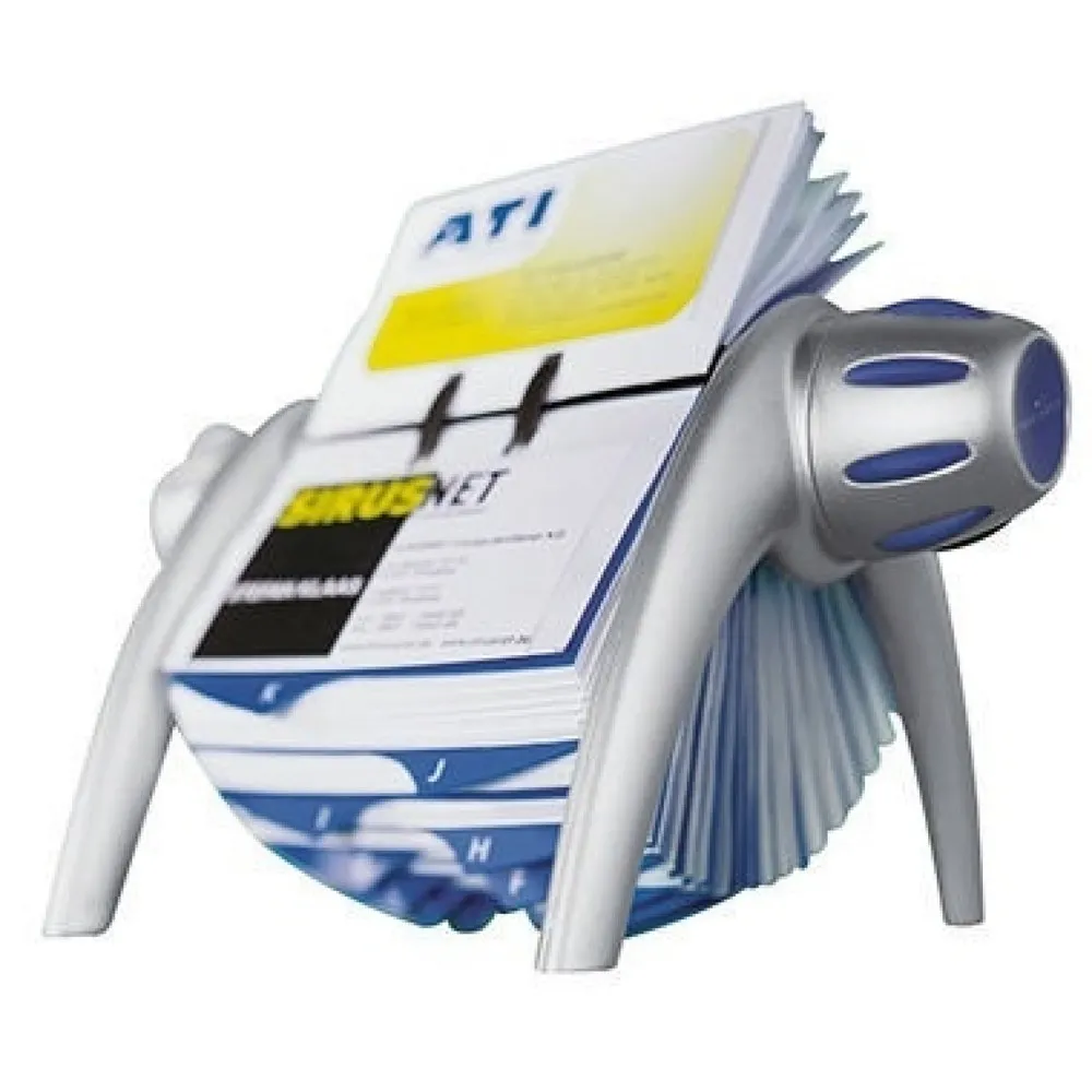 DURABLE Rollkartei VISIFIX FLIP 241723 Kunststoff metallic silber