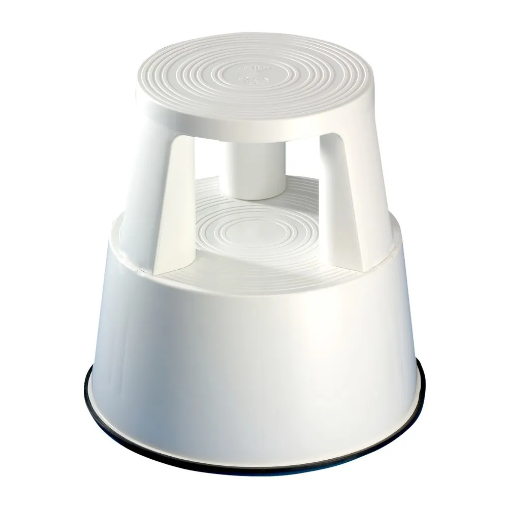 WEDO® Rolltritt aus Kunststoff, TK 150 kg, reinweiß
