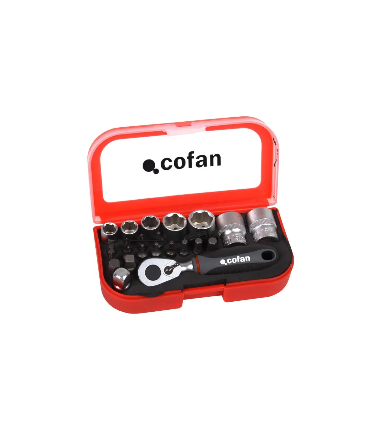 Set Mini Ratscher Gläser und Tipps 1/4 von 23 Stück Cofan 14009020