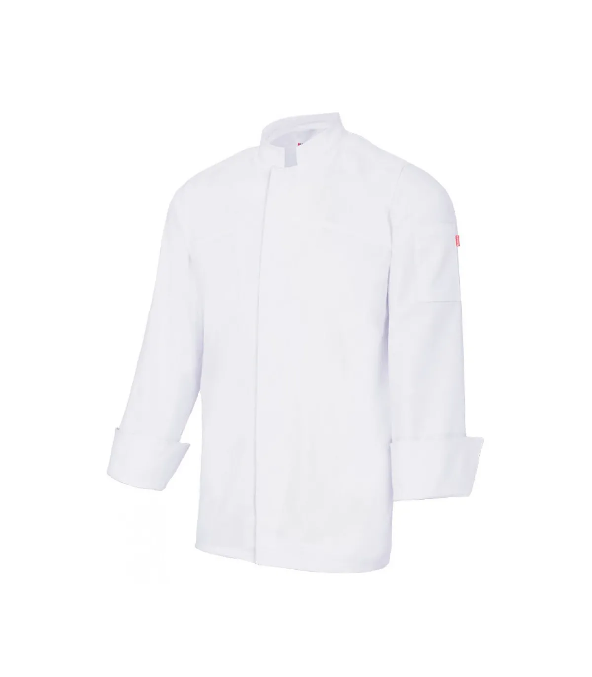 Stretch-Küchenjacke mit Schließung Automatische Knöpfe Velilla Series 405208s