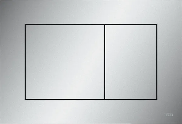 TECE Betätigungsplatte TECEnow WC für Zweimengentechnik Chrom matt, 9.240.402