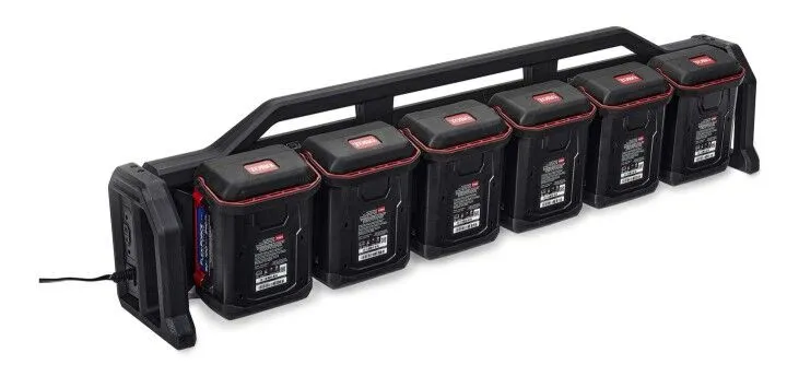 Toro 60V Max Flex-Force Ladesystem für bis zu 6 Akku's
