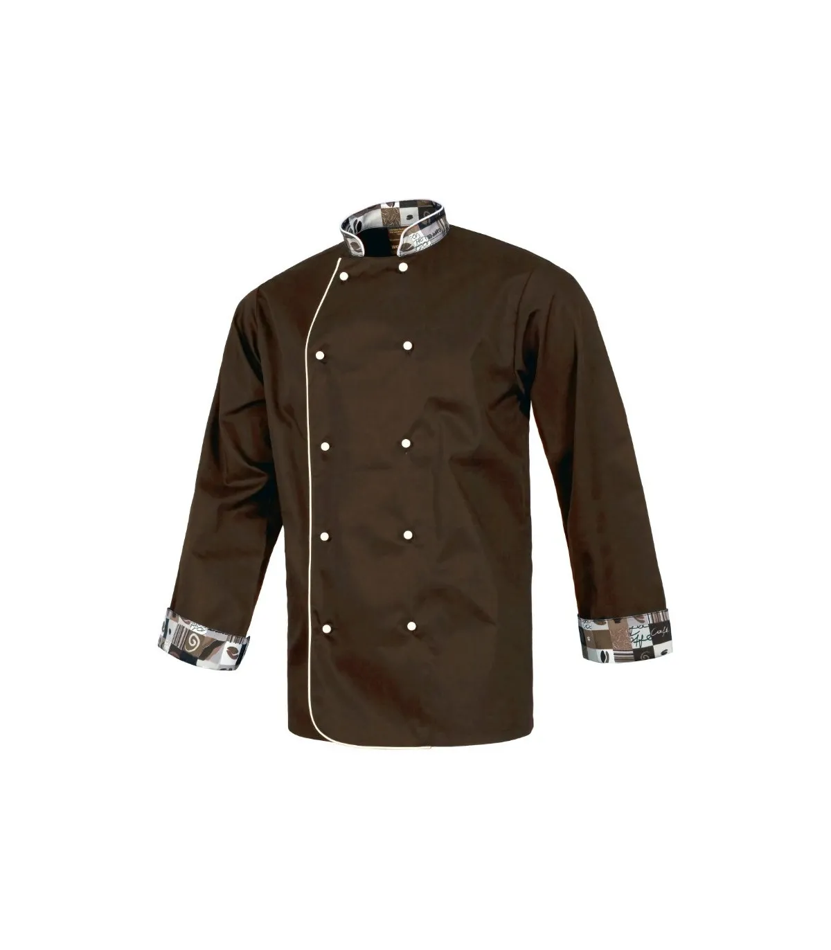 Unisex-Küchenjacke kombiniert mit Sicherheitsknöpfen WORKTEAM B9209