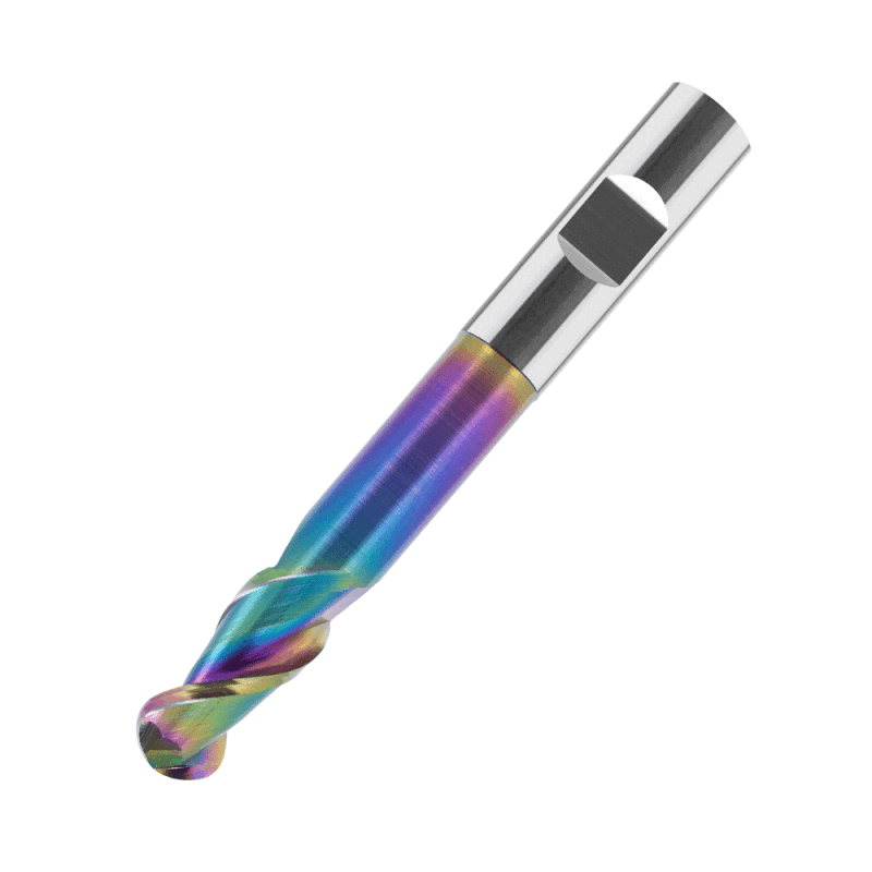 VHM-Vollradiusfräser HSC lang ta-C HB 12 mm