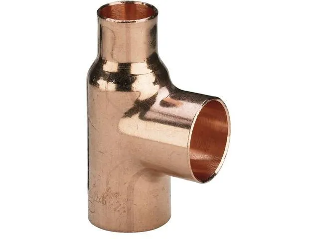 T-Stück mit Lötanschluss Löt 95130 in 28x22x15mm Kupfer 112943