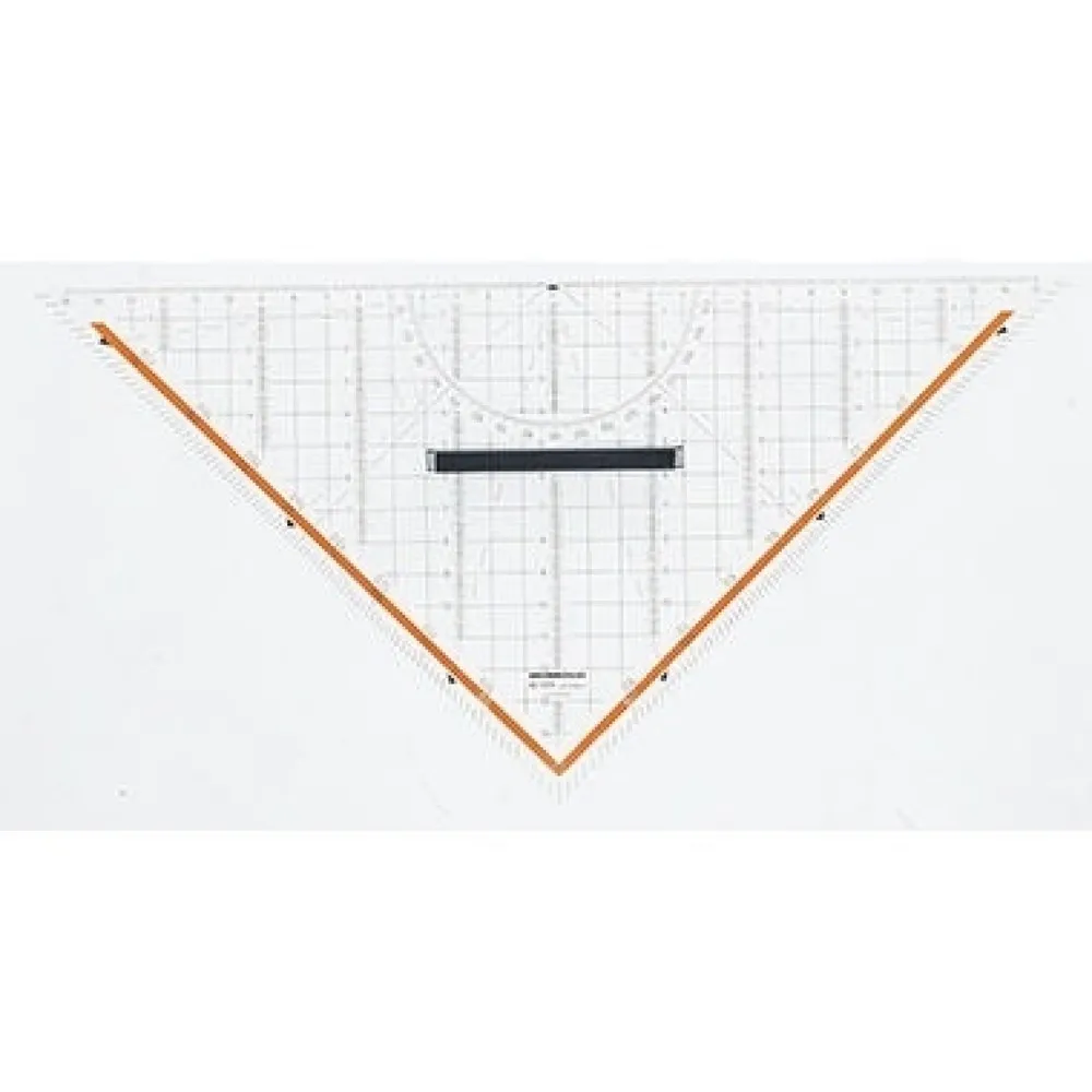 RUMOLD Zeichendreieck 1058 32,5cm Plexiglas transparent