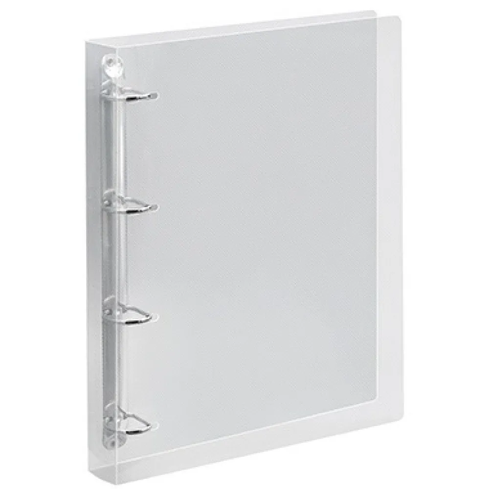 Veloflex Ringbuch Chrystal 4145290 DIN A4 4-Ring Ø25mm transparent