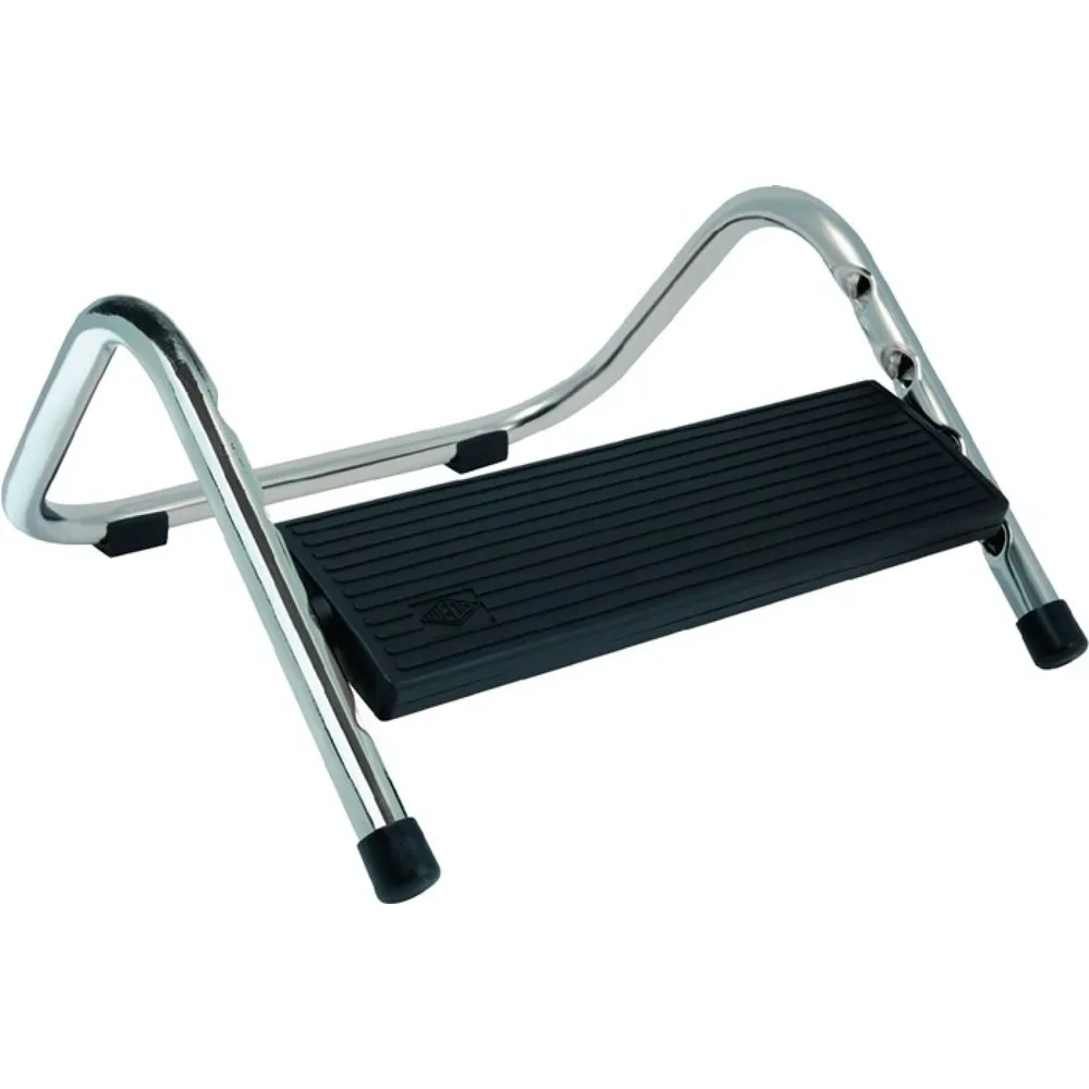 WEDO® Fußstütze, Höhenverstellung 4-fach 60-145 mm, schwarz B335xT345xH165 mm