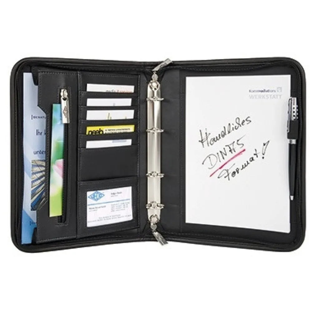 WEDO® Konferenzmappe Elegance 585101 DIN A5 Kunstleder schwarz